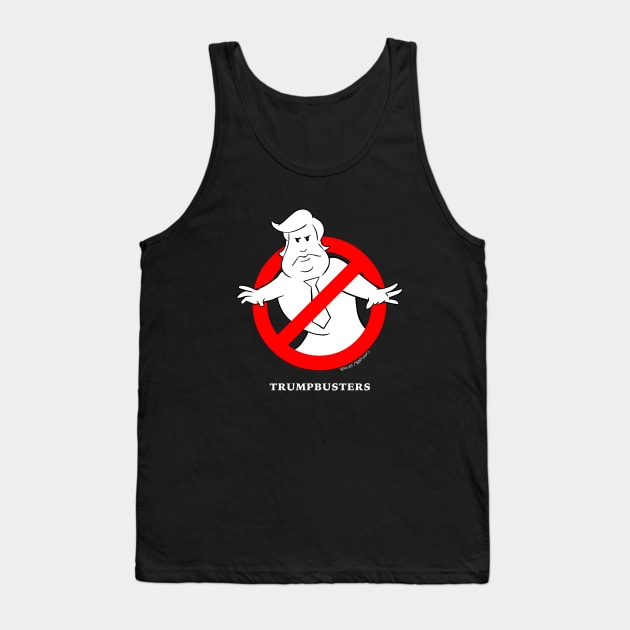 Trumpbusters by SuperMercado Tank Top by supermercadocomics